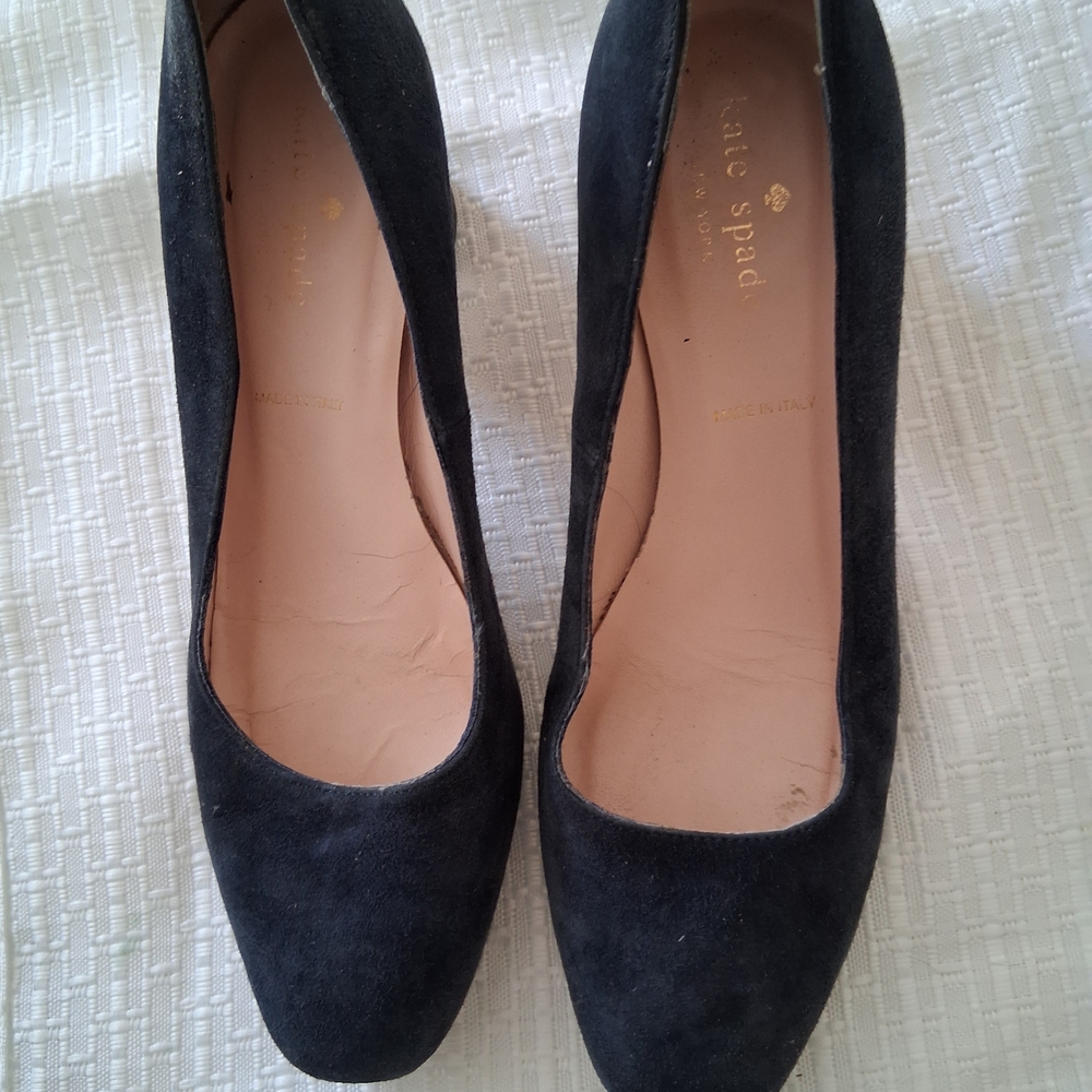 Kate Spade Dark Suede Heels